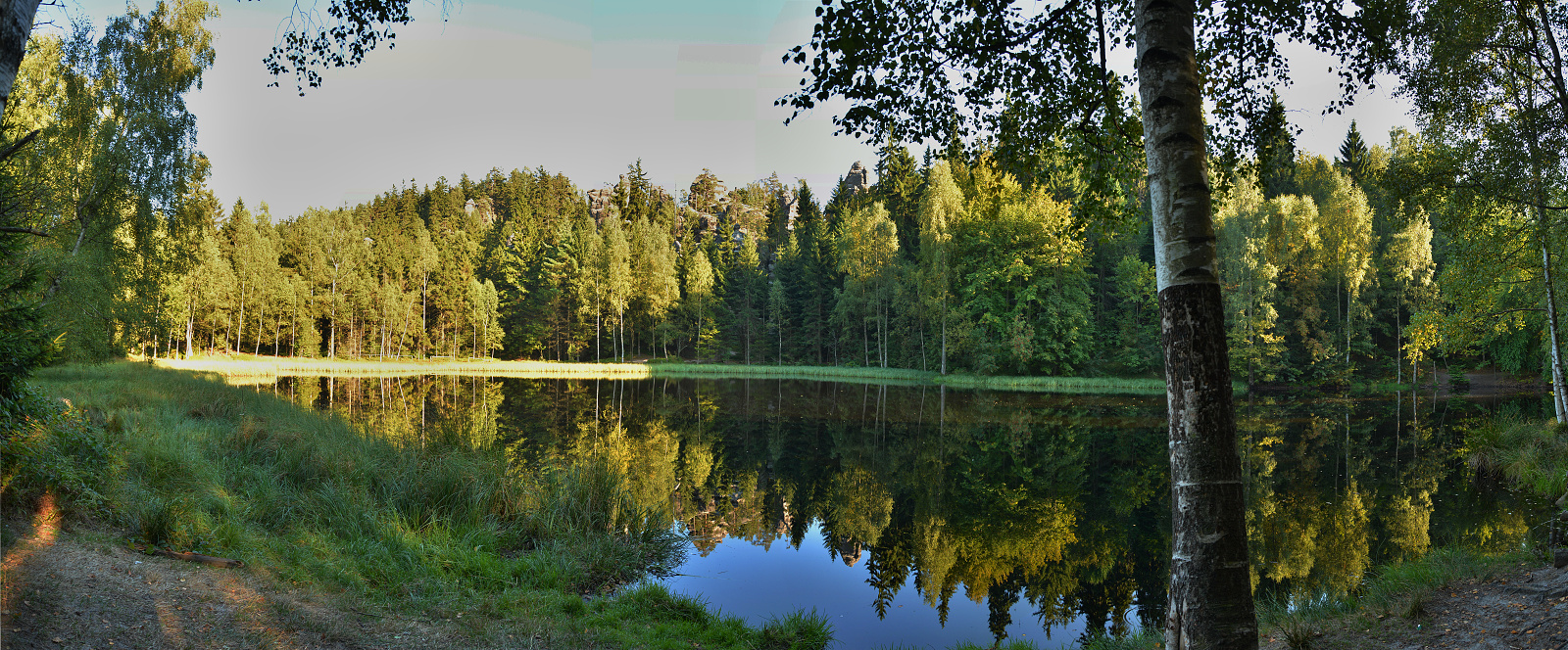 Černé jezero-panorama